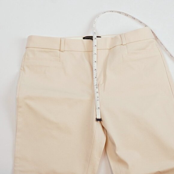 Banana Republic SLOAN Slim Ankle Pants Bone/Ivory - Size 6 - Picture 5 of 6